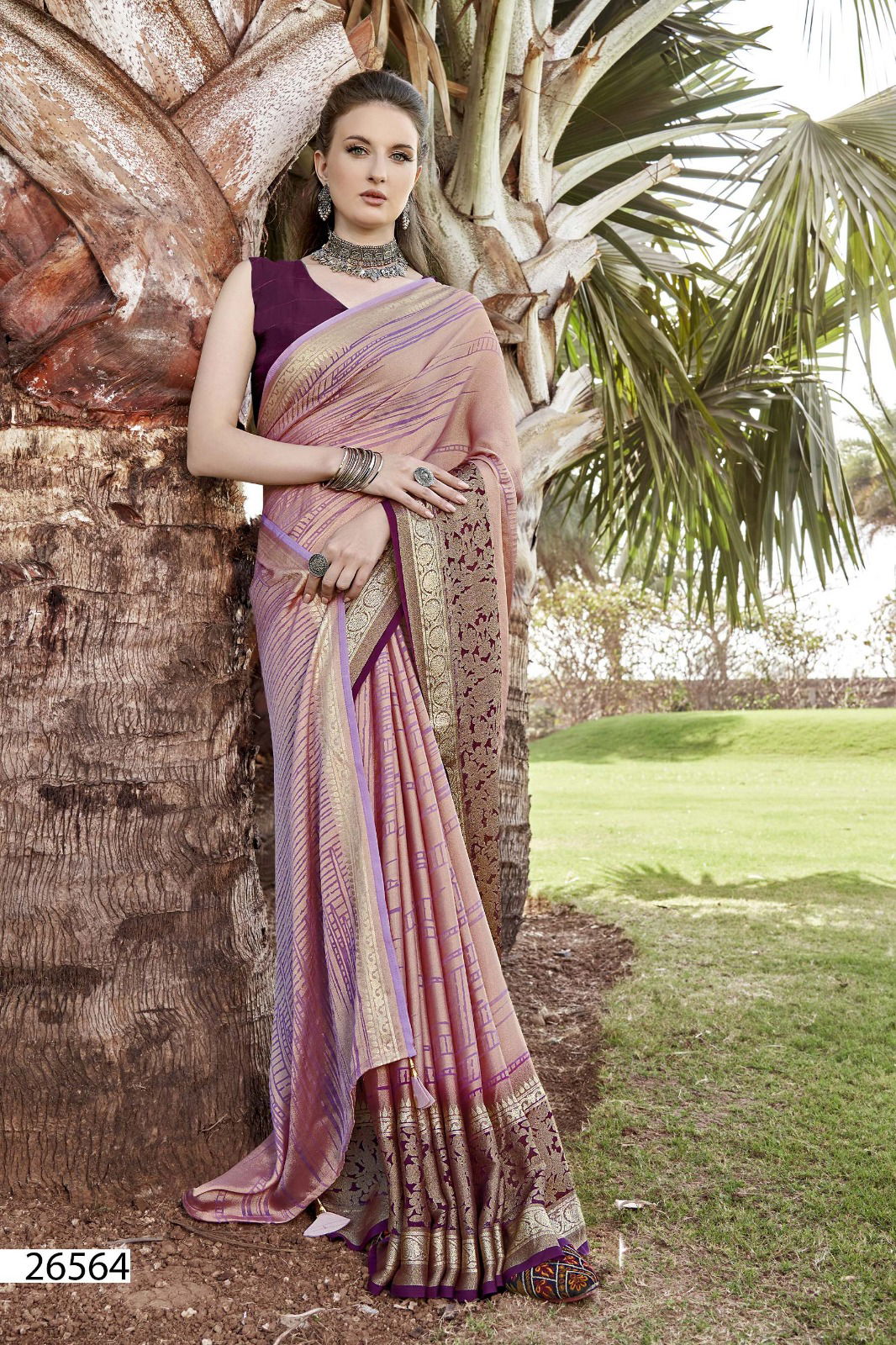 Ruhika By Vallabhi Brasso Printed Designer Sarees Wholesale Shop In Surat